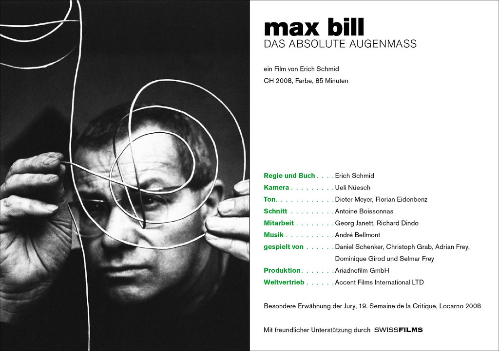 Max Bill – Das absolute Augenmaß
